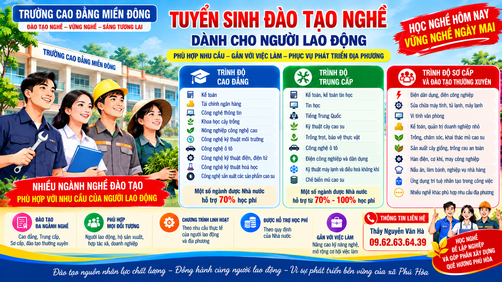 Tuyển sinh nghề – Vững nghề ngày mai